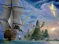 Peter Pan Artwork Peter Pan Artwork Neverland Unveiled